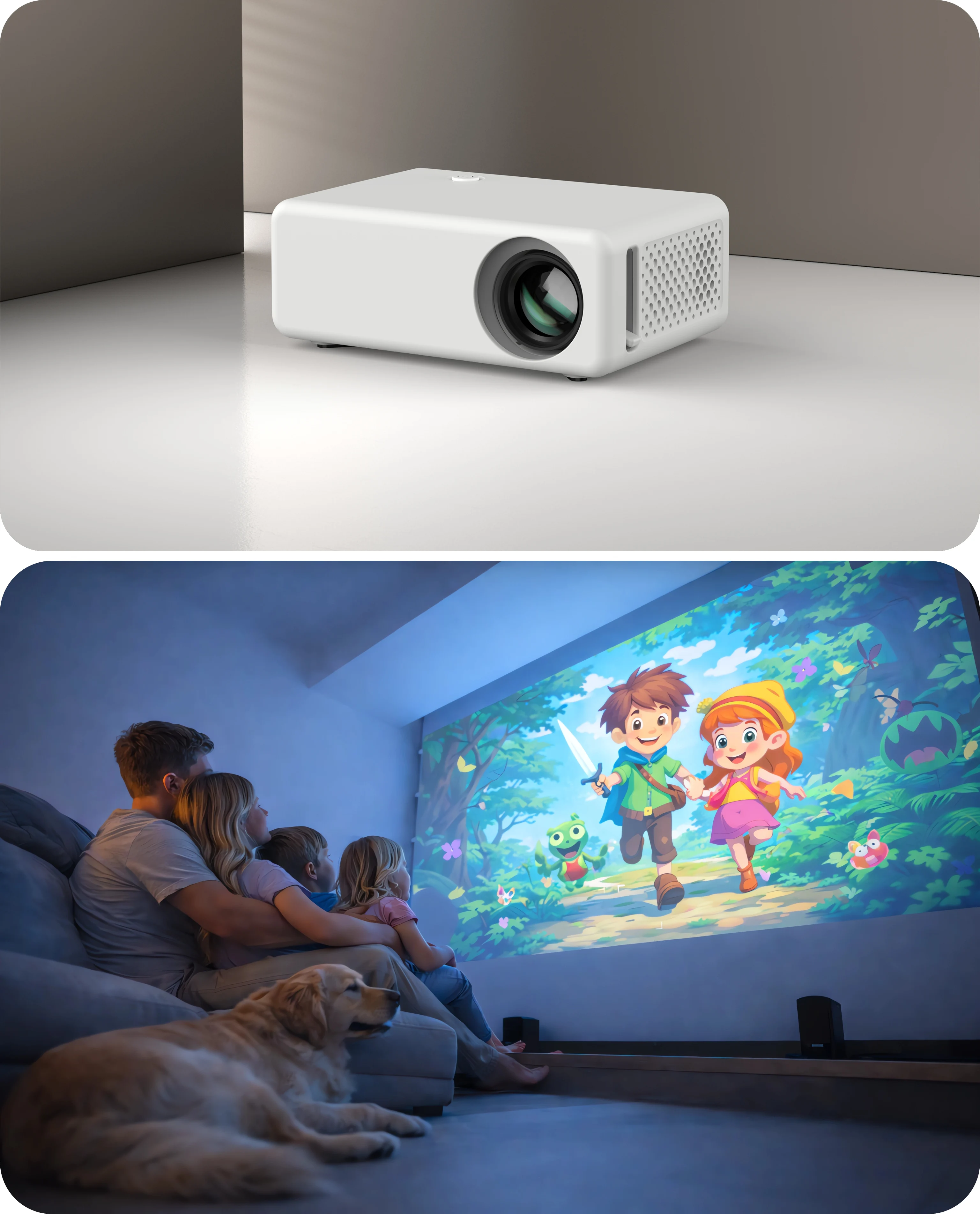 Best Seller L02 Mini Micro Projector Portable Home Entertainment ...