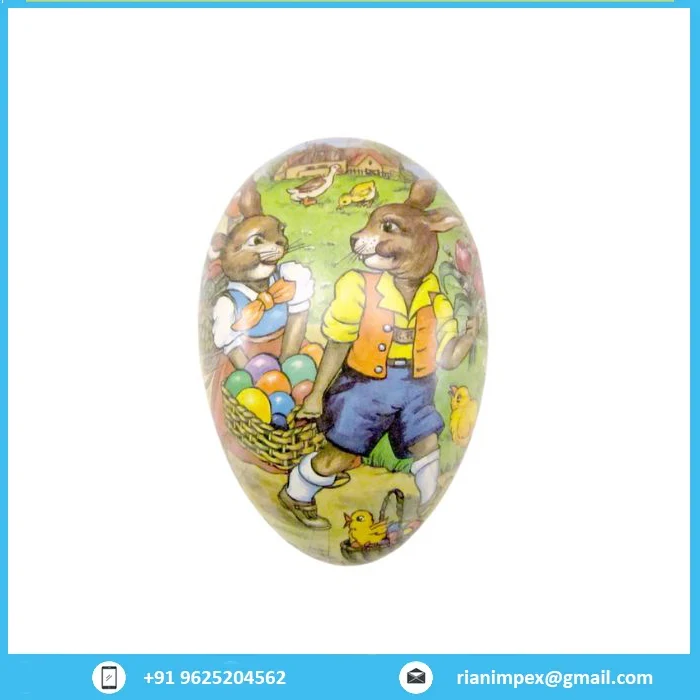 Antique Paper Mache Made In India Vintage Hand Painted Kashmiri Paper