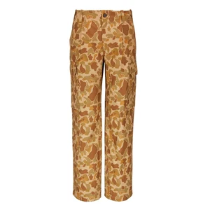 Custom Women's Clothing Camouflage Print Cargo Pants High-waisted Straight Leg Large Pocket Ladies Trousers