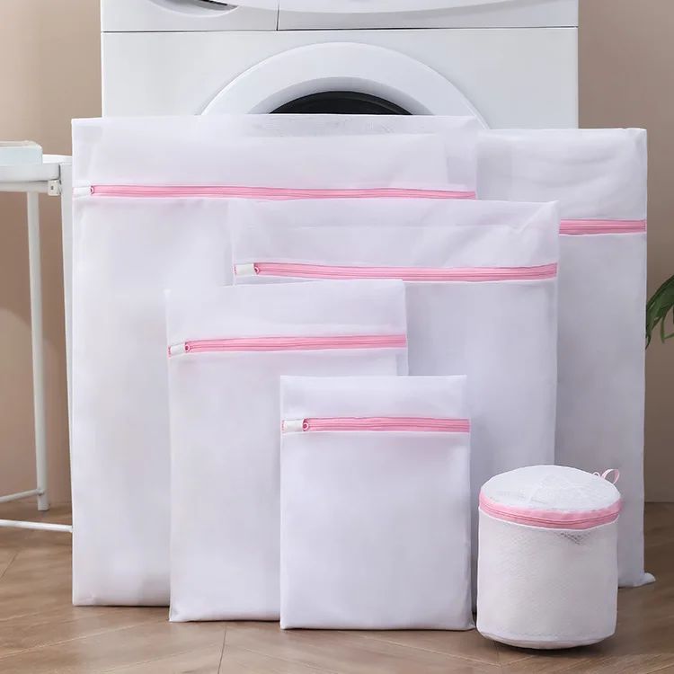 New Wash Net Bag Set Hotel Home Travel Reusable Cloth Mesh Laundry