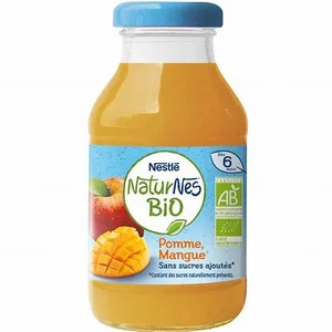 For Nestle Naturnes Organic Apple-Mango-Banana & Coconut Milk 4x90g Pack for Baby & Children Bulk Packaging