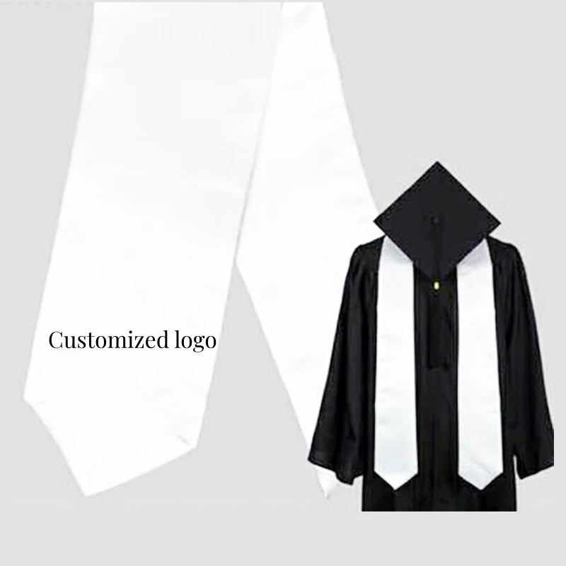 Graduate Plain Graduation Stole For Unigendar Adults Sash 60