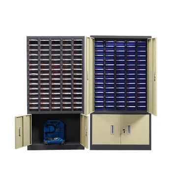 Multi-Drawer Workshop Storage Cabinet Steel Parts Organizer Unit for Warehouse & Hotel for Parts Organization & Storage