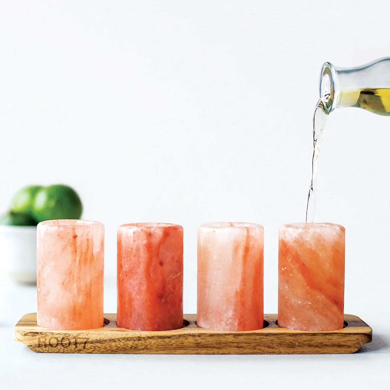 100 Best Natural Himalayan Natural Rock Salt Tequila Shot Glass