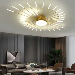 Modern Indoor Lighting Smart Home Lights Dimmable Chandelier Ceiling Lamp Decorating Living Room Ceiling Lights