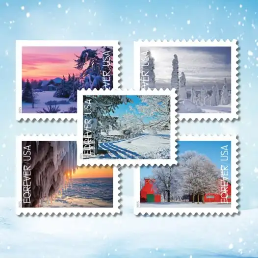 Usa Forever Postal United States Sailboats Postcard Stamps Stickers Us Postage Stamps in Bulk Collectibles Sticker Gift Souvenir
