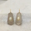 Golden Rutile with Opal