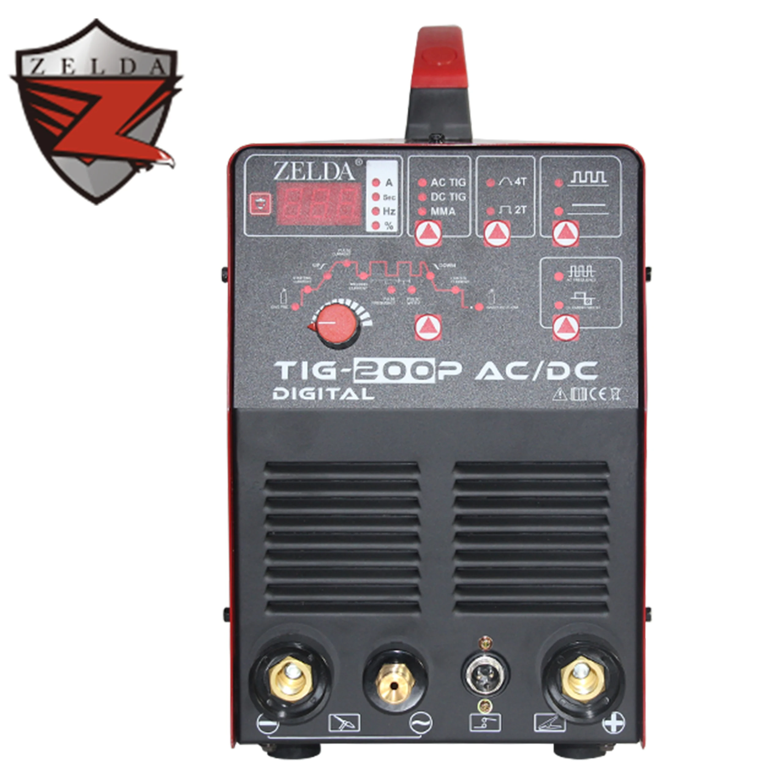 Zelda Super 200p Ac Dc Pulse Tig Aluminum Welding Machine Saldatrice Tig Ac Dc Welder