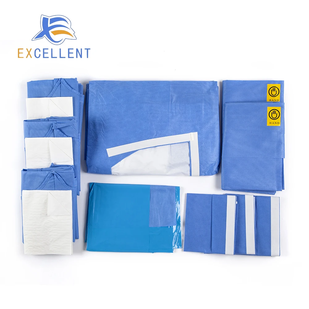 Disposable C-section Surgical Drape Kit,Surgical C-section Drape Pack (Thailand Factory)