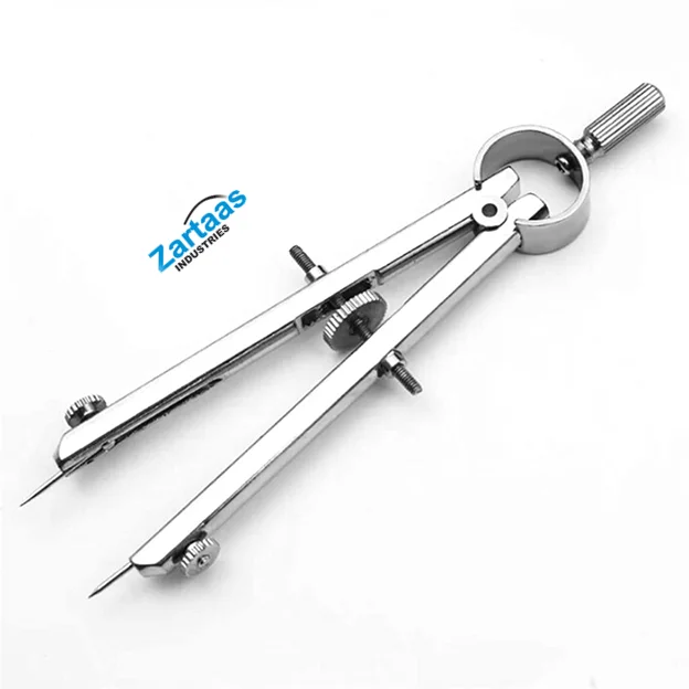 High Quality Stainless Steel Spring Bow Divider 6" Radius Gauge Dental Instruments Manufacturer and Exporter