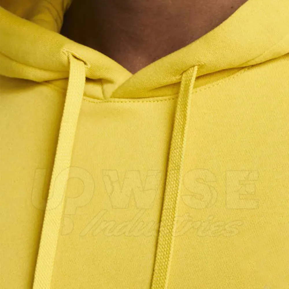 Lemon Yellow Color Full Simple Plain Men Hoodies Winter Warm Casual Men ...