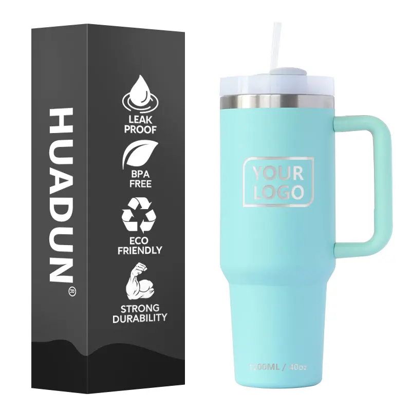 Customizable Logo V2 40 Oz Tumbler Double Walled Insulated Stanleys Cup