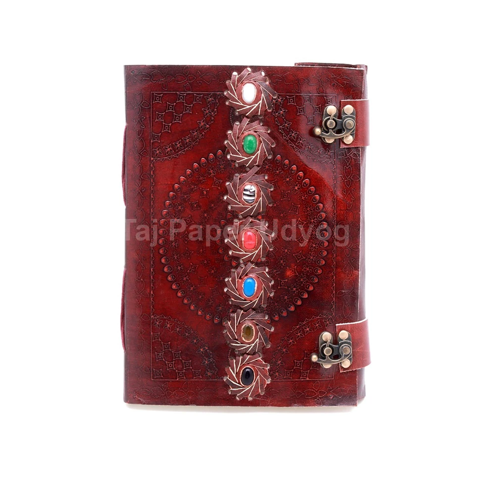 Самый продаваемый кожаный дневник из семи чакры