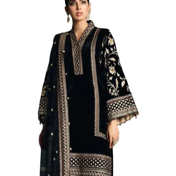 New 2024 Designs Sale Velvet Shalwar Kameez Dress - Buy Indian ...