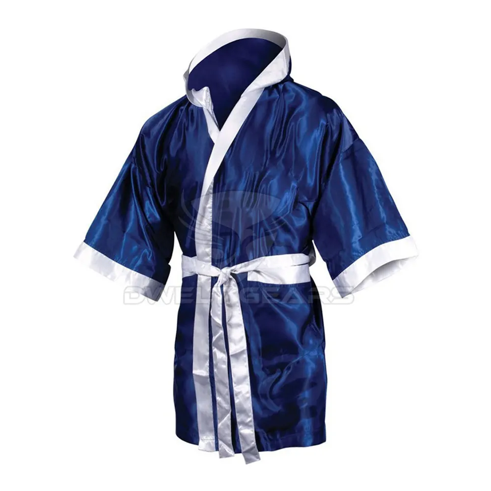 Custom Sublimation Boxing Costume Robes Satin Boxing Robes For Men ...