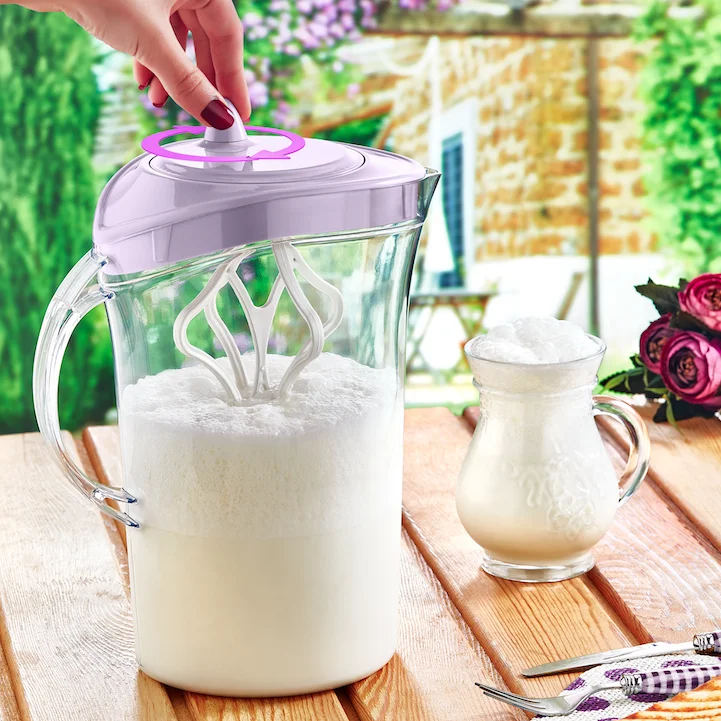 2.6L Mixer Pitcher With Box for Homemade Lemonade Milkshakes and Batter Easy Mixing Clear Plastic Durable Handle