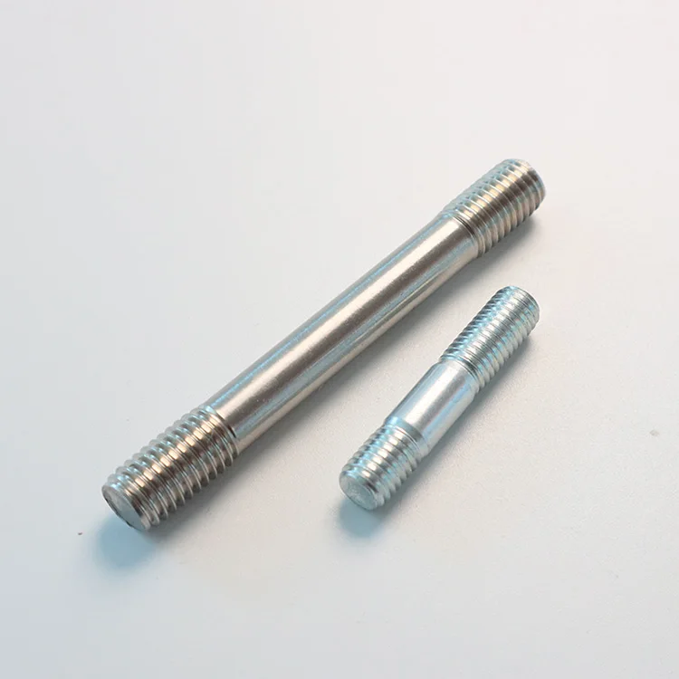 Handan Fastener Factory DIN933 DIN933 Wheel Stud Bolt Caterpillar Stud Bolt and Nut