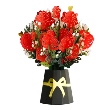 3D Love Pop Up Card For Valentine's Day Wedding Invitations Anniversary Wife Husband - 15