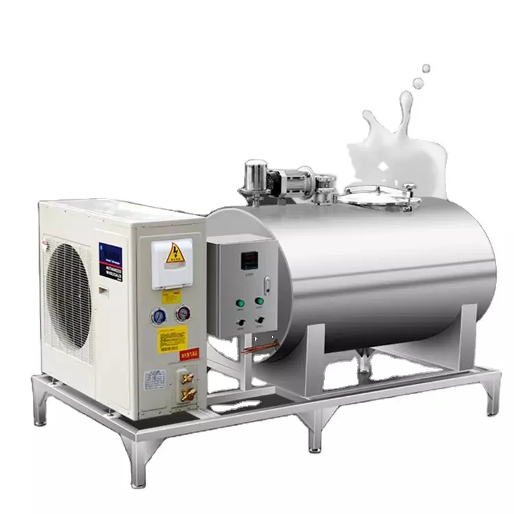 6000l Stainless Liquid Storage Milk Cooling Tank Machine Dairy