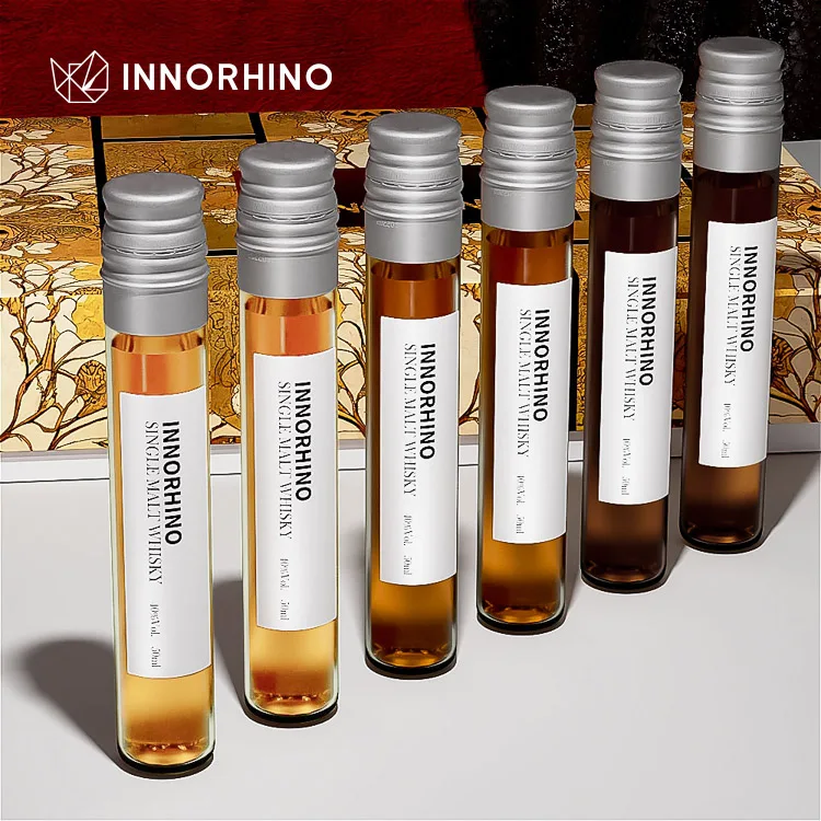 INNORHINOプレミアムウイスキーサンプルギフトボックスふた付き