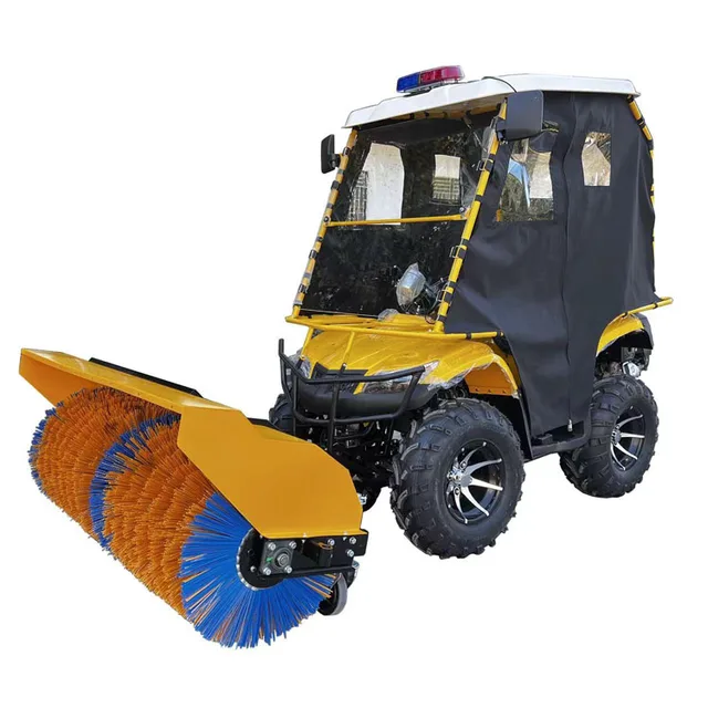 Ride-on Snowplow ! ! High Quality Factory Direct Sales Rotary Snow Sweeper Multifunctional Road Cleaning Equipment Snow Sweeper