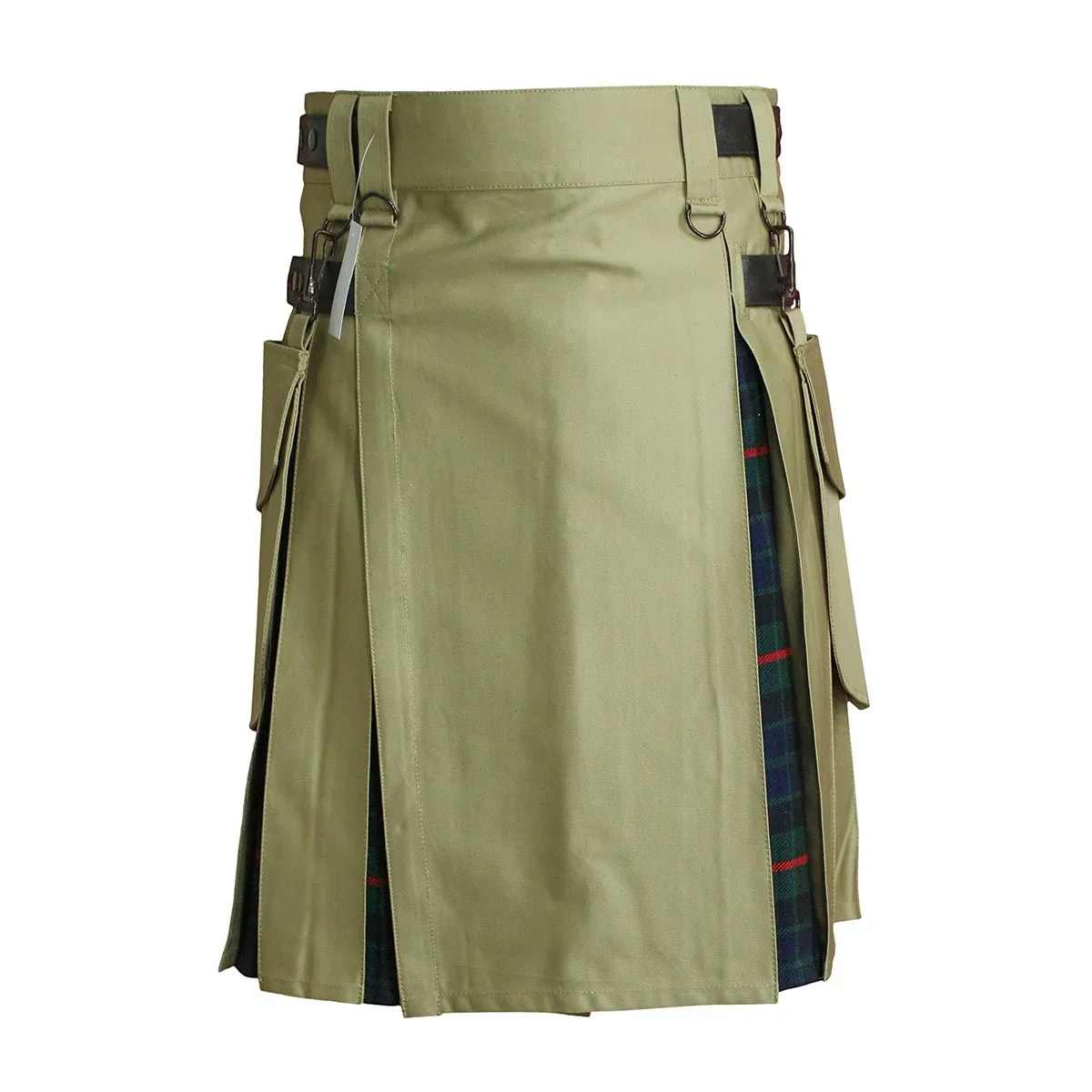 Kilt Feature 2024 Latest Arrival Men's Hybrid Red Black Utility Kilt in Reasonable ...