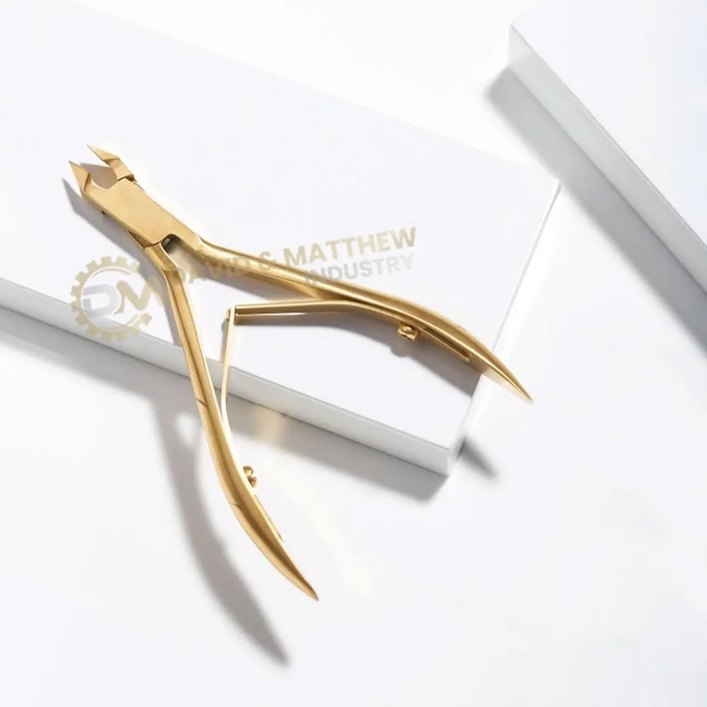 Custom Logo Golden Color Nail Nipper Best Seller Professional Nail