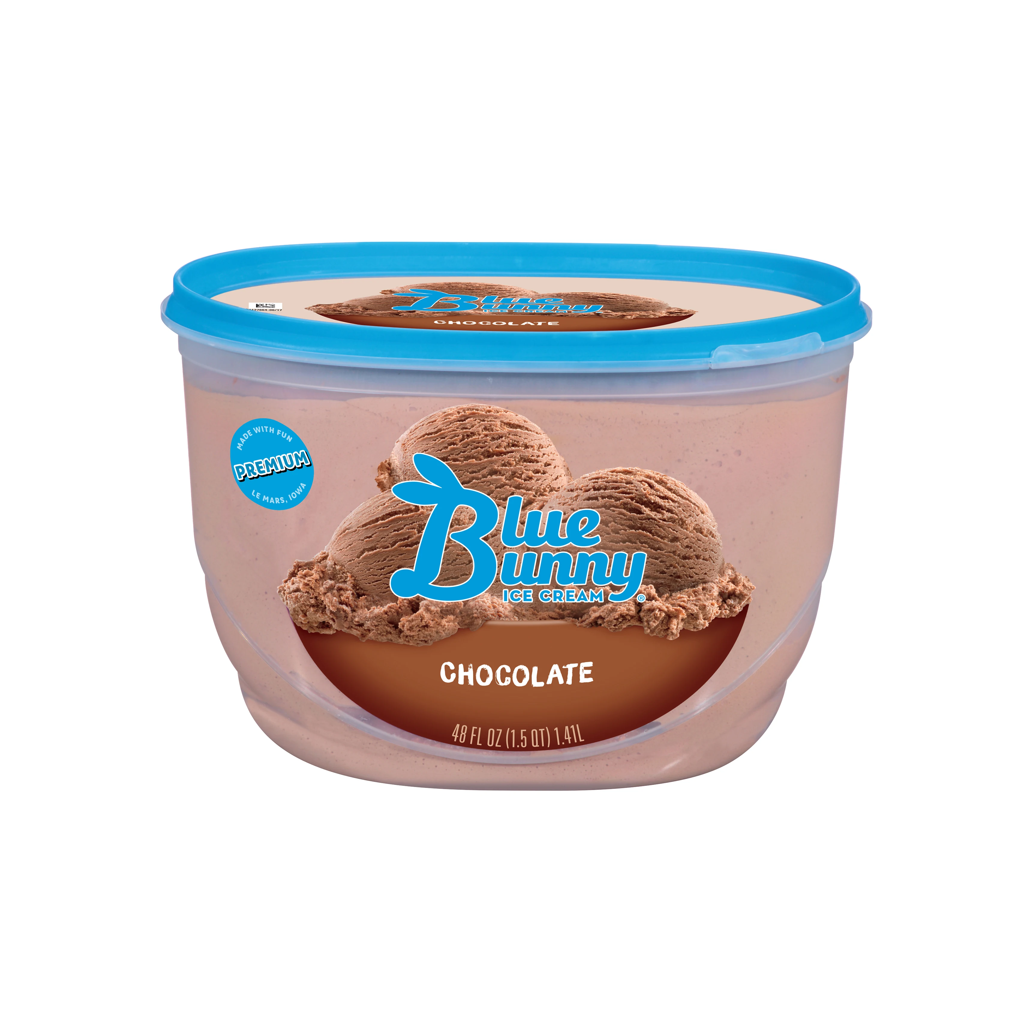 Оптовая продажа шоколадного мороженого с голубым кроликом восхитительным вкусом и гладкой текстурой для оптовой торговли