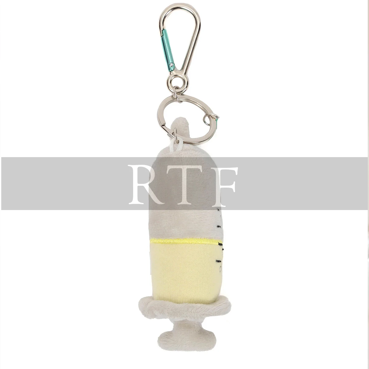 New Design Hot Sale Custom Plush Keychain Soft Toy Key Ring Stuffed Plush Lush Syringe Keychain by RAW to FINE