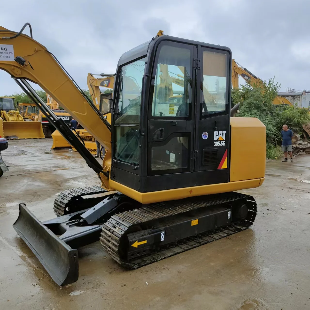 Caterpillar 305.5e2 Hydraulic Excavator Used Cat Construction Machinery ...