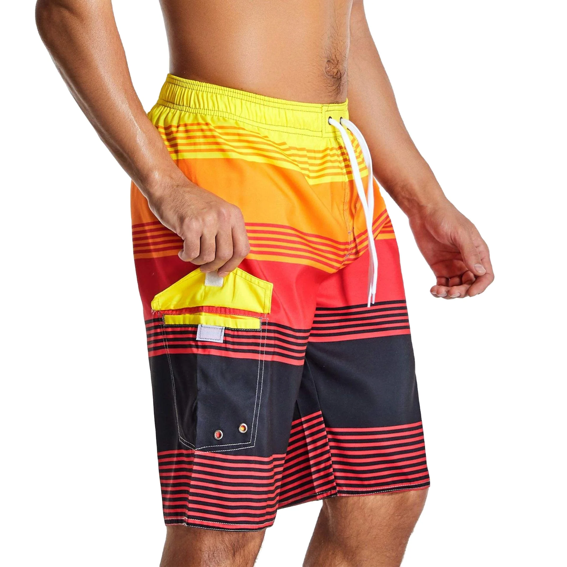 Aqua Flex Quick Dry Pludmales šorti Premium peldkostīmi aktīviem vīriešiem Island Comfort Pludmales šorti Stilīgi un funkcionāli929_voghion.com