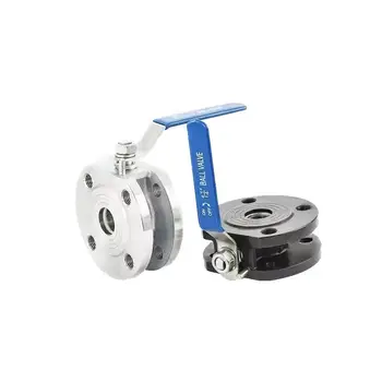 GB/API 6D CF8 Stainless Steel Floating 2PC Flange Thin Ball Valve