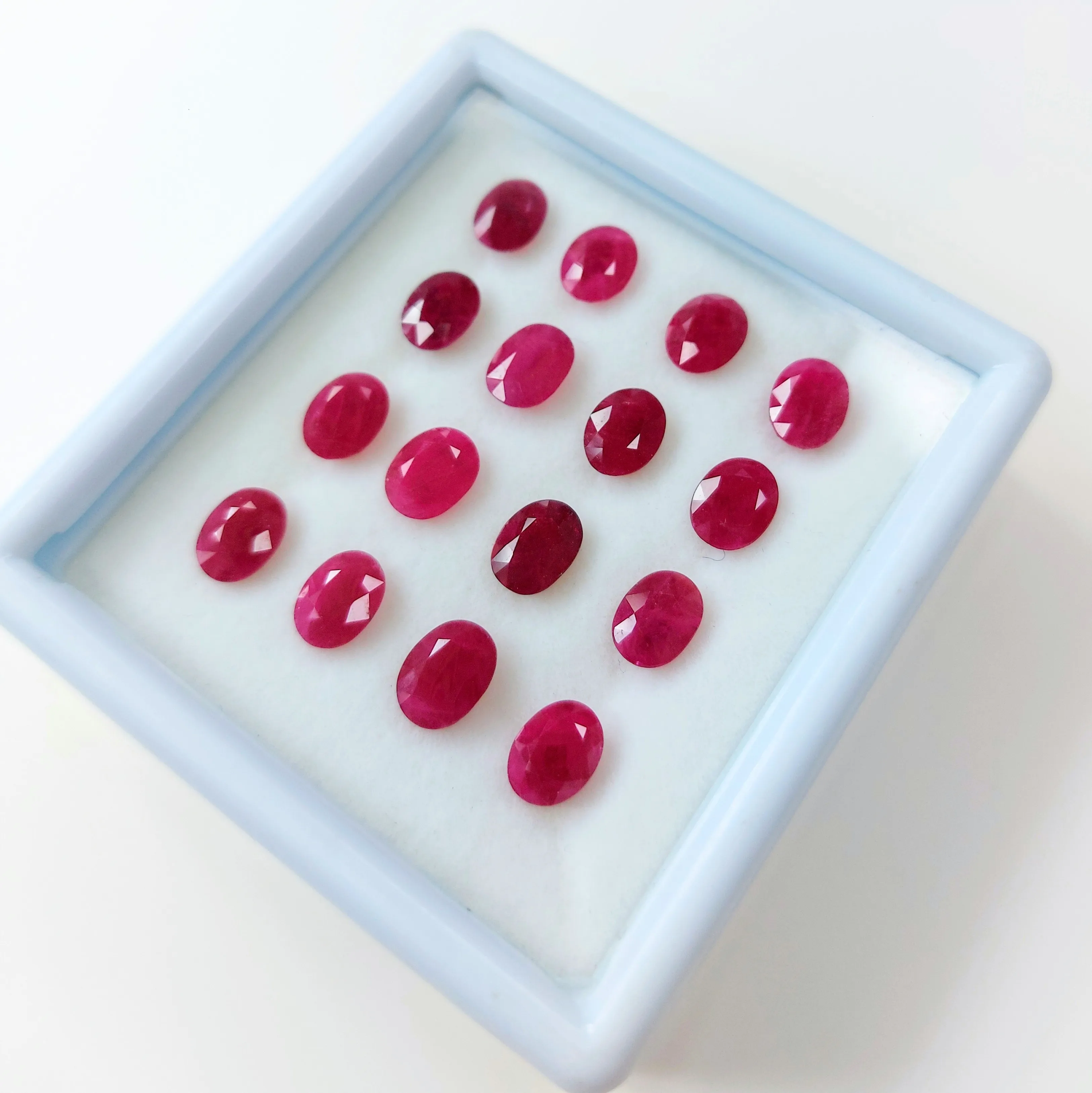 100% Natural African Ruby 3x4-3x5mm Oval Pear Cut Red Loose Gemstone for Jewelry Making Heated Commercial Price