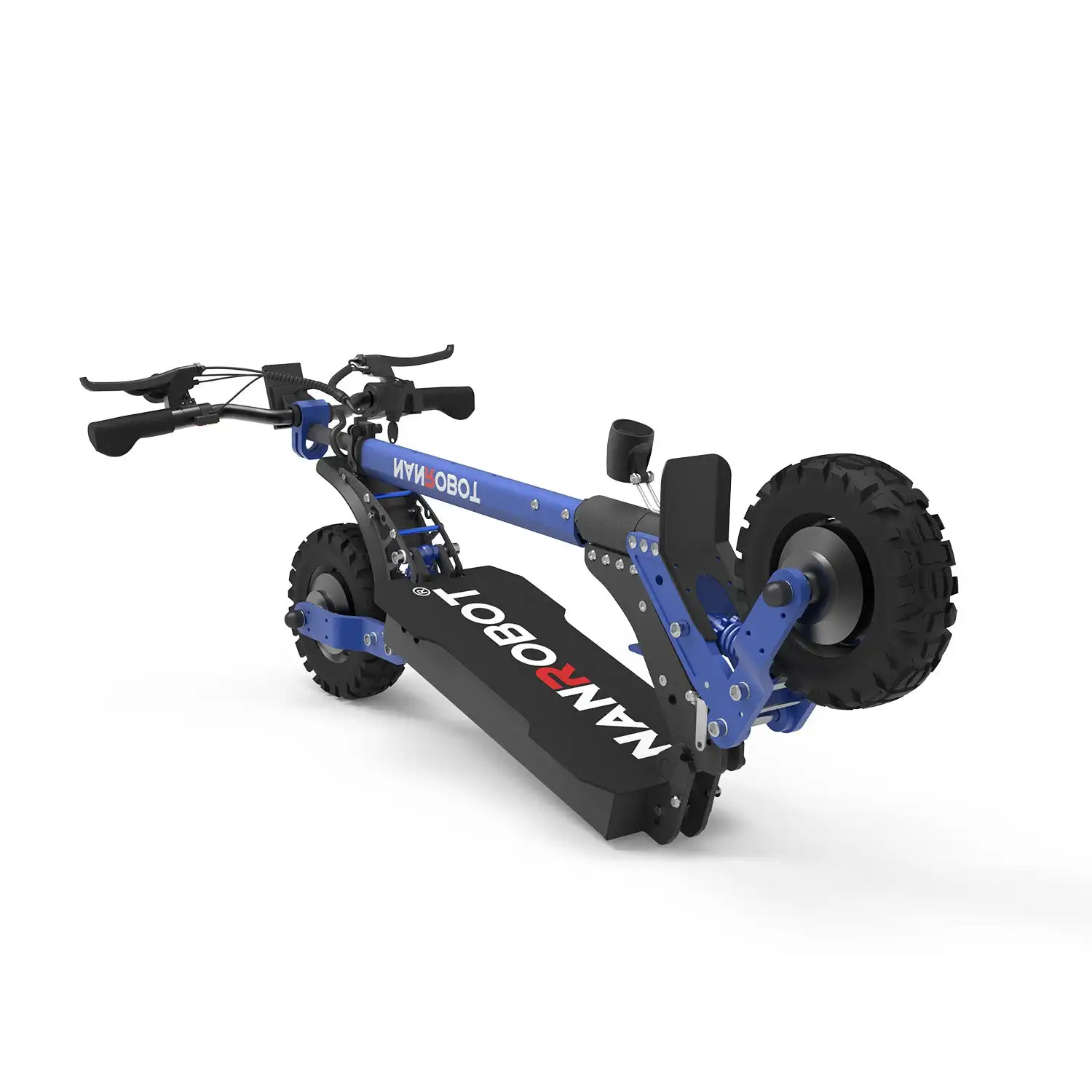 For NANROBOT D4+3.0 Electrical Scooter 10 Inch Tire 1000W Motor Power 50km/h Max Speed 60km Range per Charge 150kg Max Load
