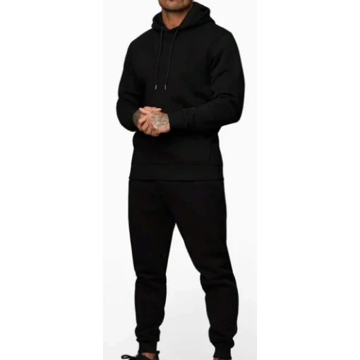 Spring Autumn Men Tracksuits Sets Long Sleeve Hoodie+Jogging Trousers 2 Piece Fitness Running Suits Sportswear Casual Clothing