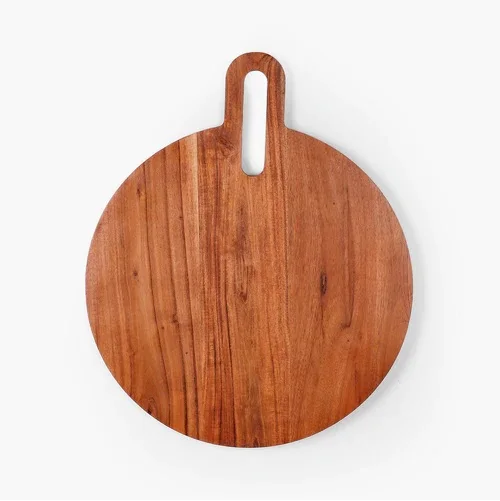 Rectangular Shaped Wooden Pattern Chopping Boards With Attached Cutter ...