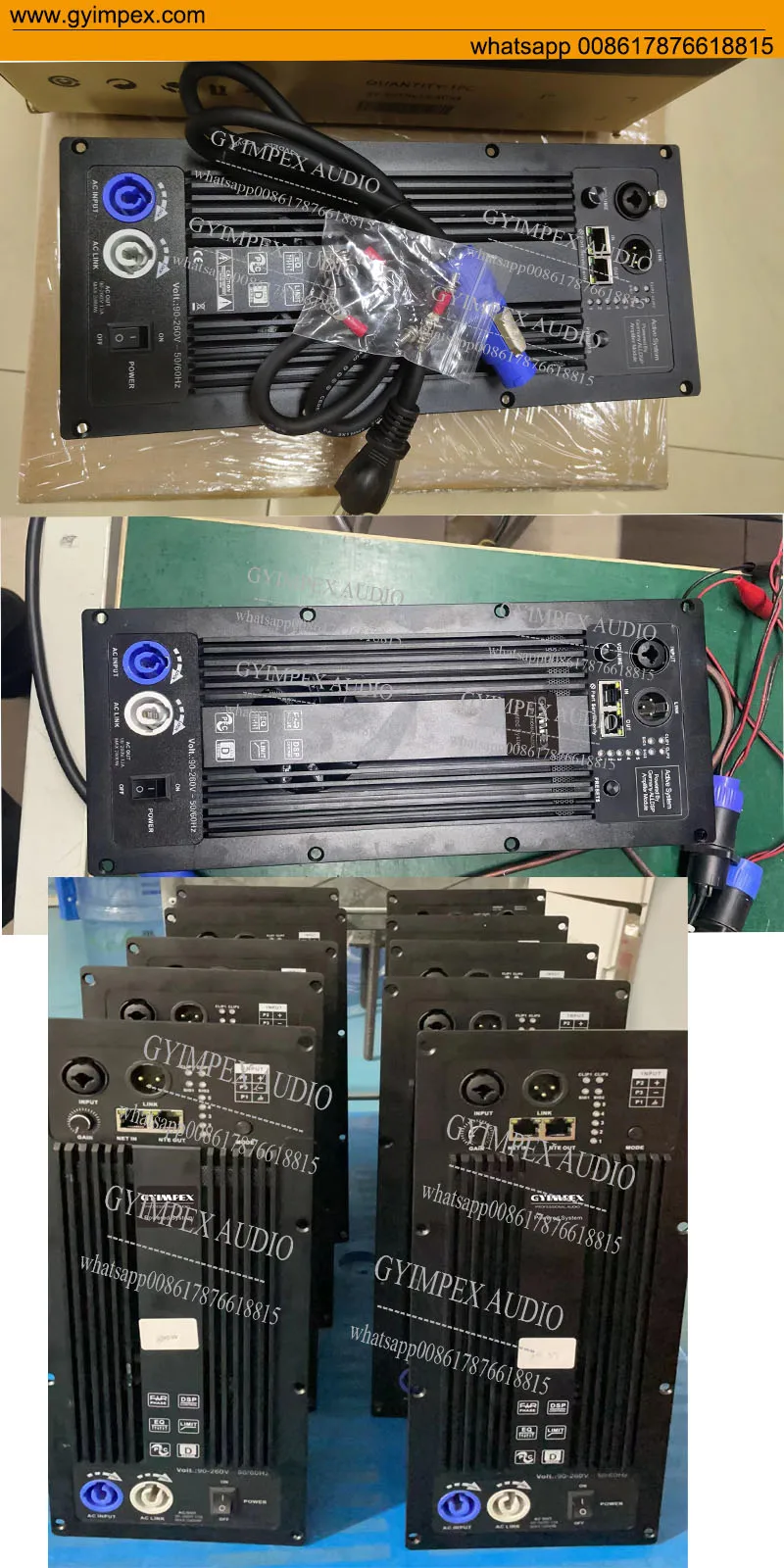 3 Way Amplifier Module - 1000w+1000w+3000w RMS Power Handling