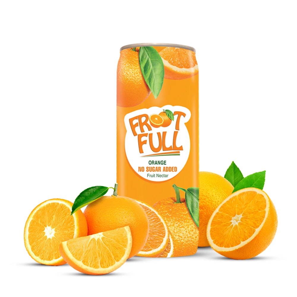 Цельная распродажа без сахара апельсиновый фреот полная банка 250 мл