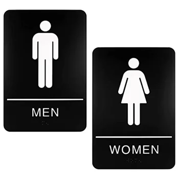 Custom Restroom Sign,Acrylic Or Pvc Materials,M High Viscosity Double ...