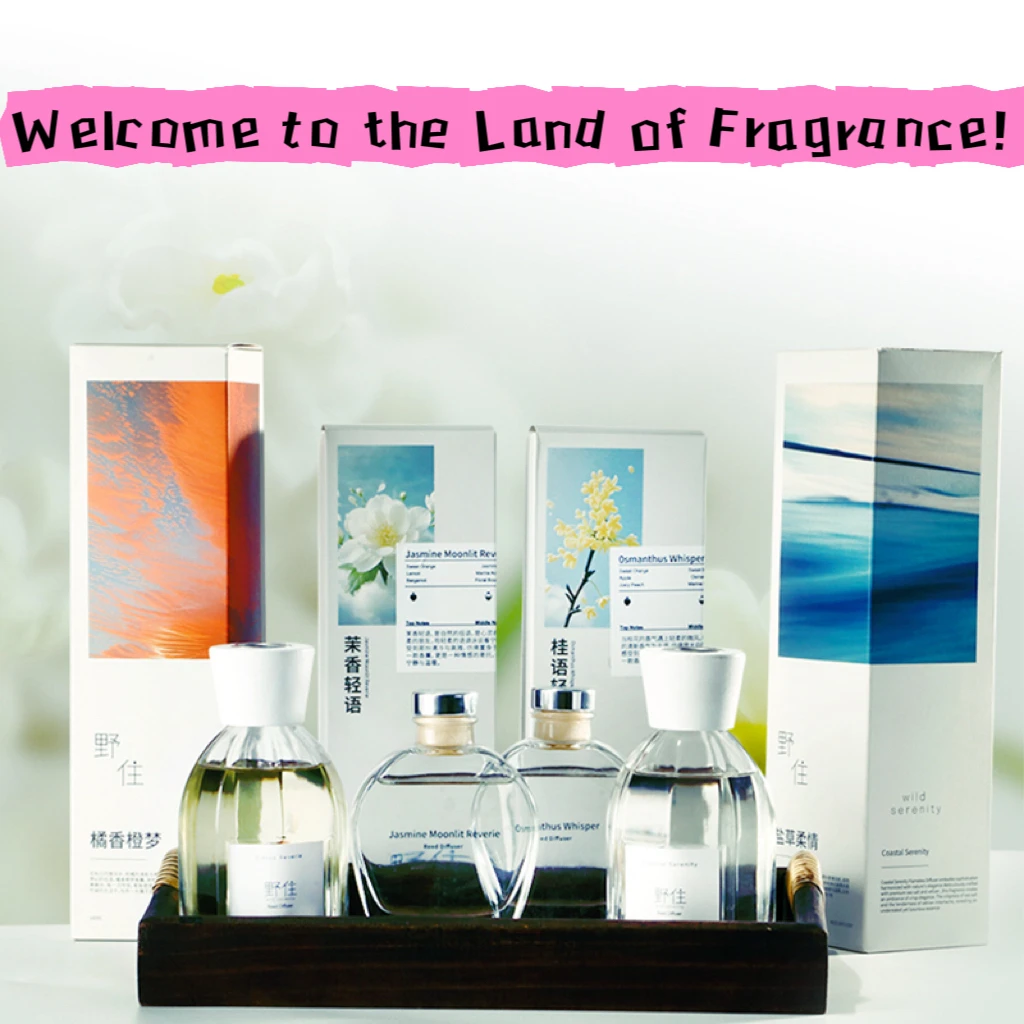 product premium heart shaped crystal flat bottle reed diffuser gift set  natural rattan sticks holiday home  office decor gift-0