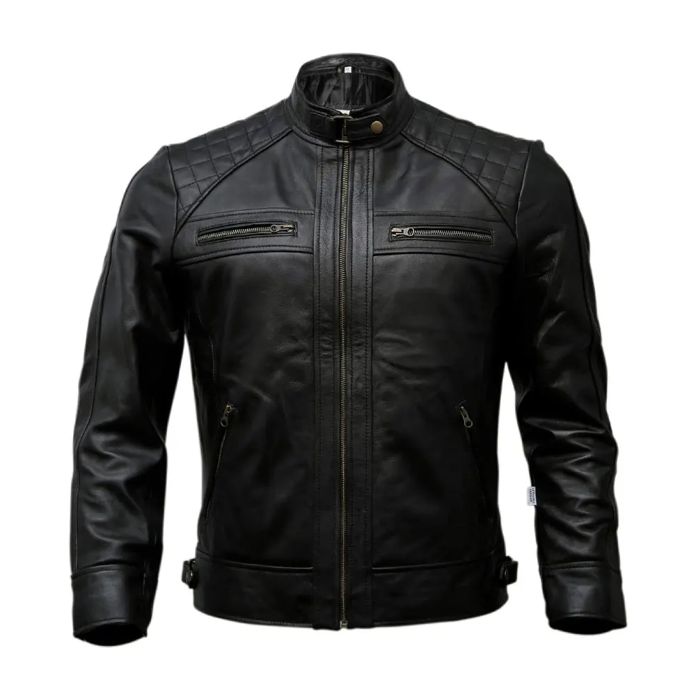 Fashion Wear Leather Jacket Customized Men Leather Jackets Casual ...