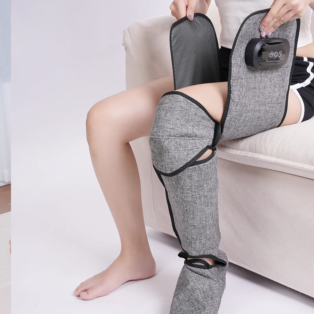 product new leg recovery boots electric heat air compression leg massager machine for circulation-6