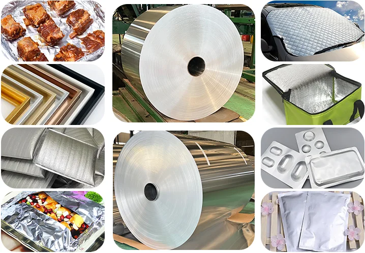 Manufacturers Price 8011 11 14 80 Micron 30cm Aluminium Jumbo Roll Material Aluminum Foil Aluminum Coil