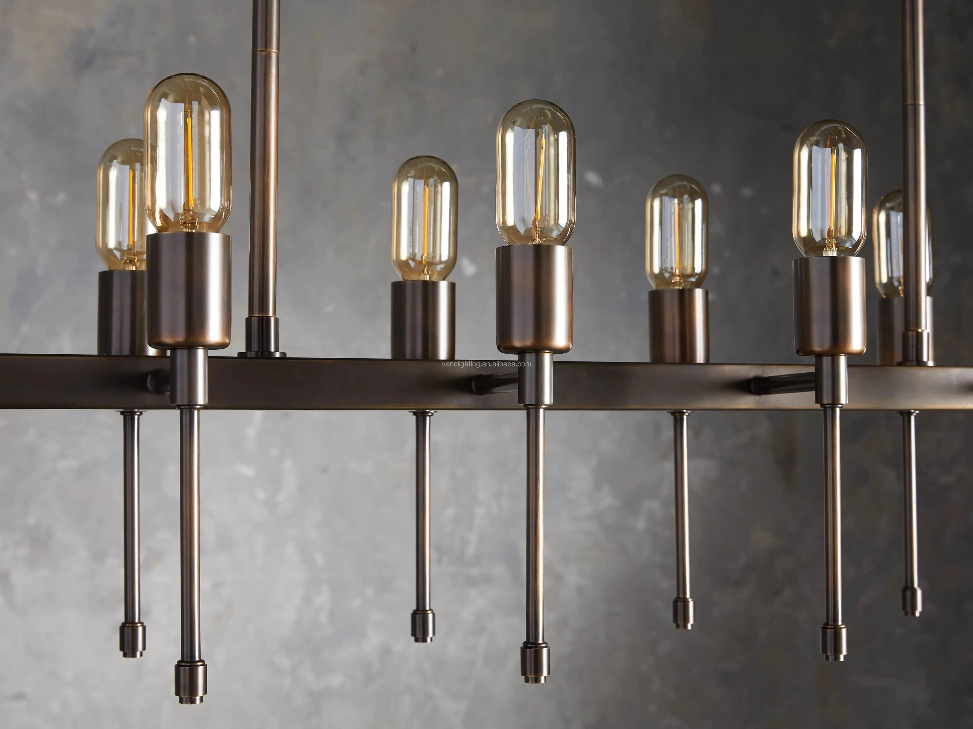 American Handcrafted Steel Chandelier for  Living Room Home Ceiling Pendant Lighting High Quality Wireless Control