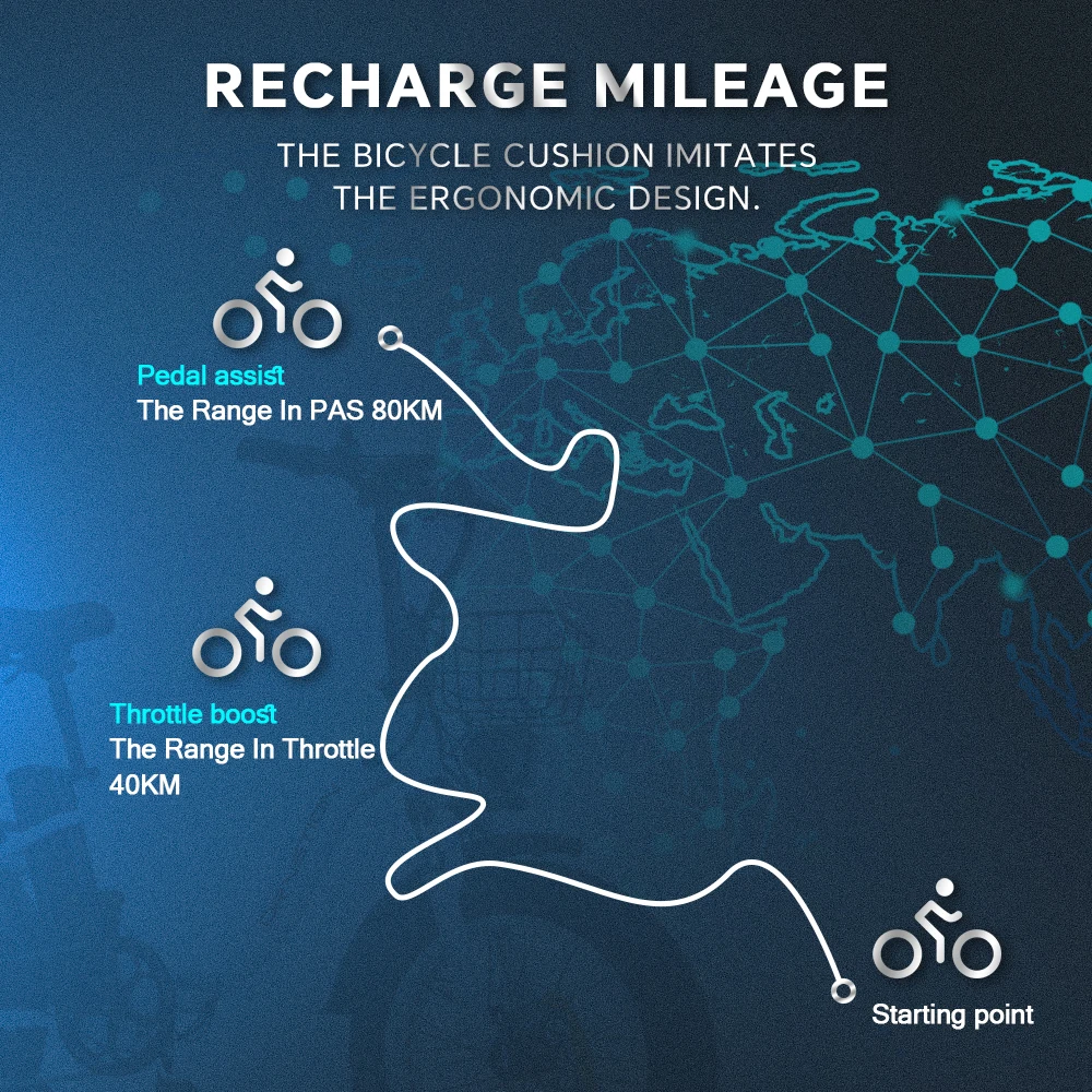 DrVetion CT20 Electric Fat Bike 48V 750W up to 45km/h 250W Rear Hub Motor Aluminum Frame 60km Range