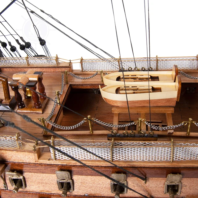 HMS Victory モデル船 大型80cm 手作り木製レプリカ シダーウッド装飾