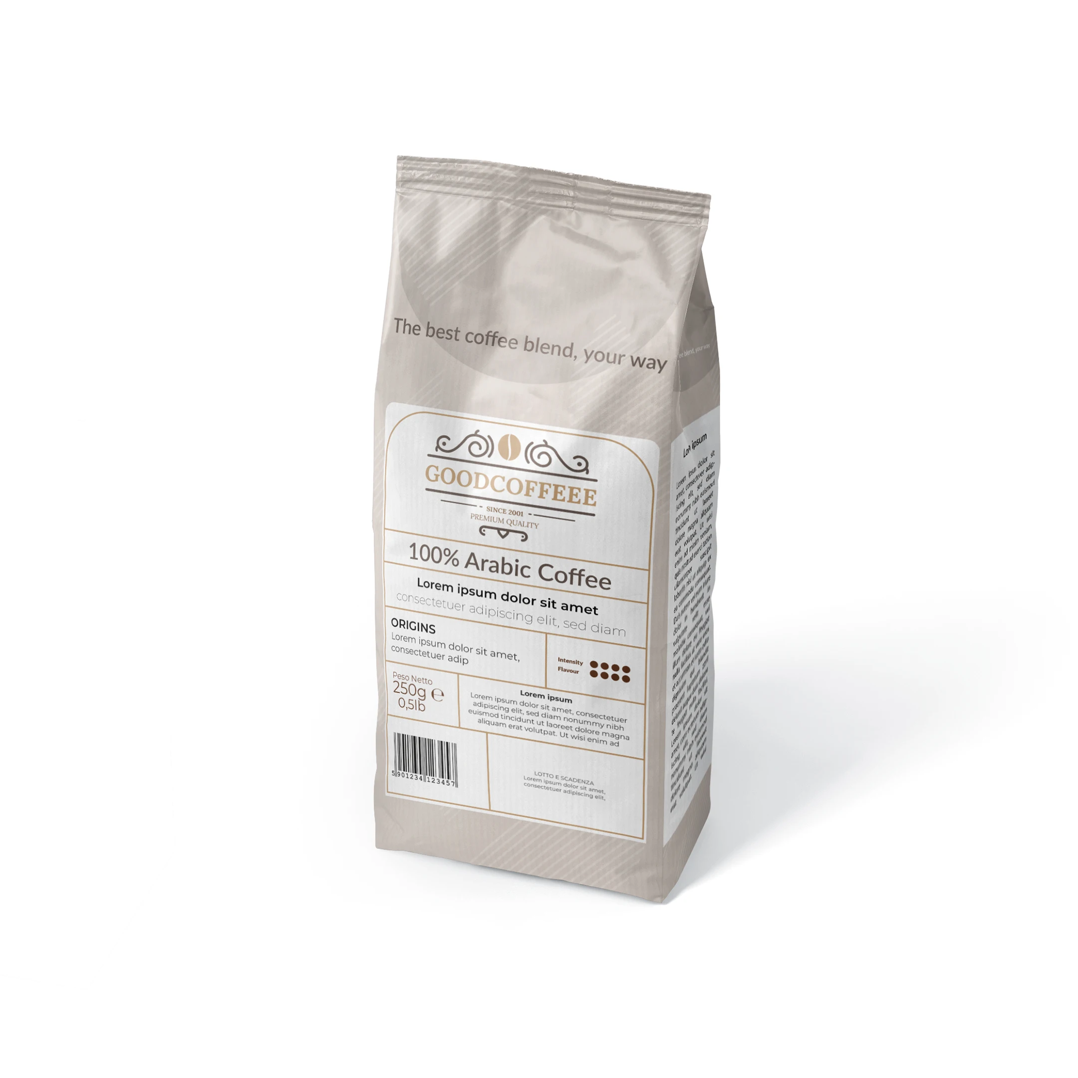 Private Labell Top High Quality Coffee Beans From Italy 100 Arabica