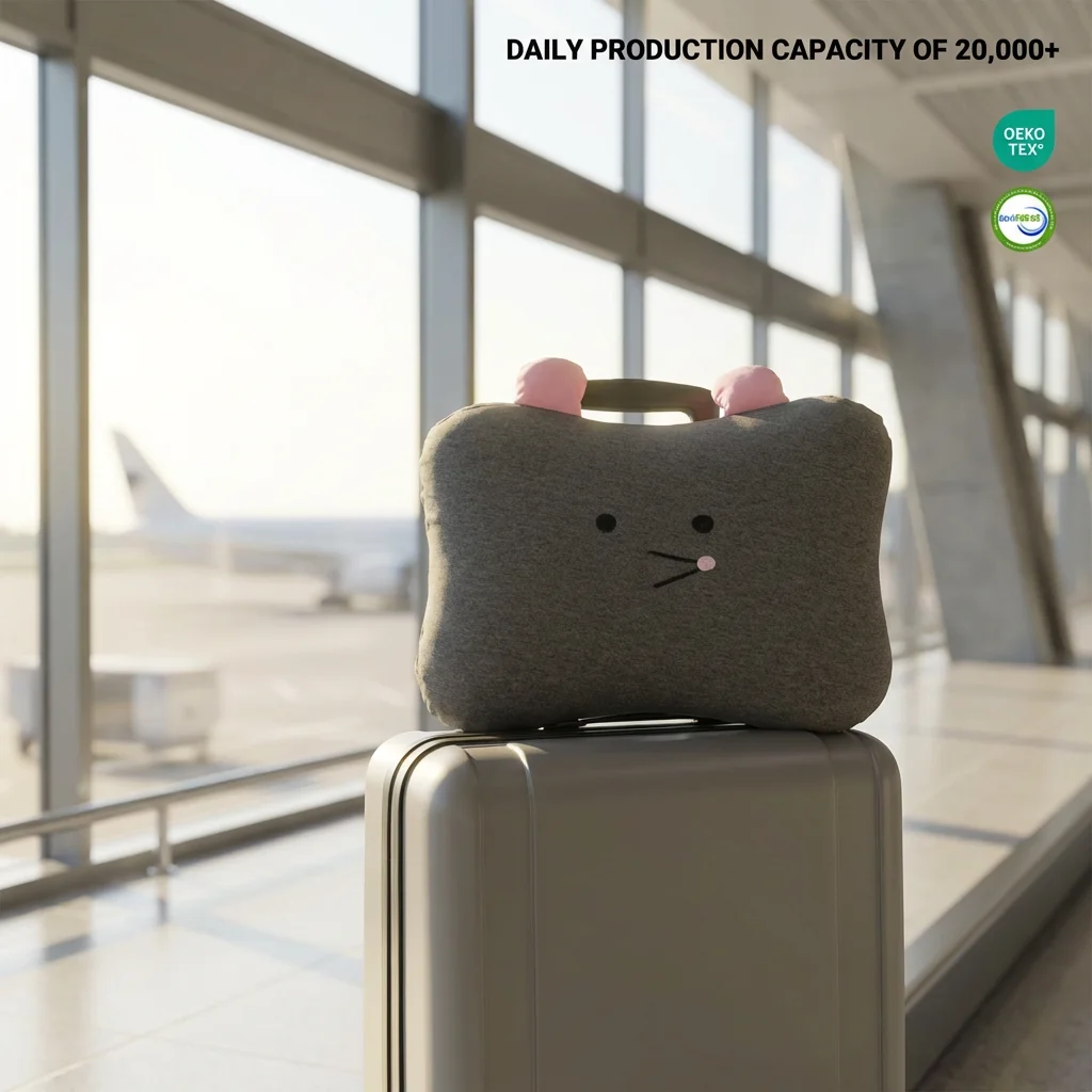 Support Procurement  Memory Foam Pillow for Cervical Spine Dust Mite Resistant, Pull-resistant Portable Travel Bag Pillow