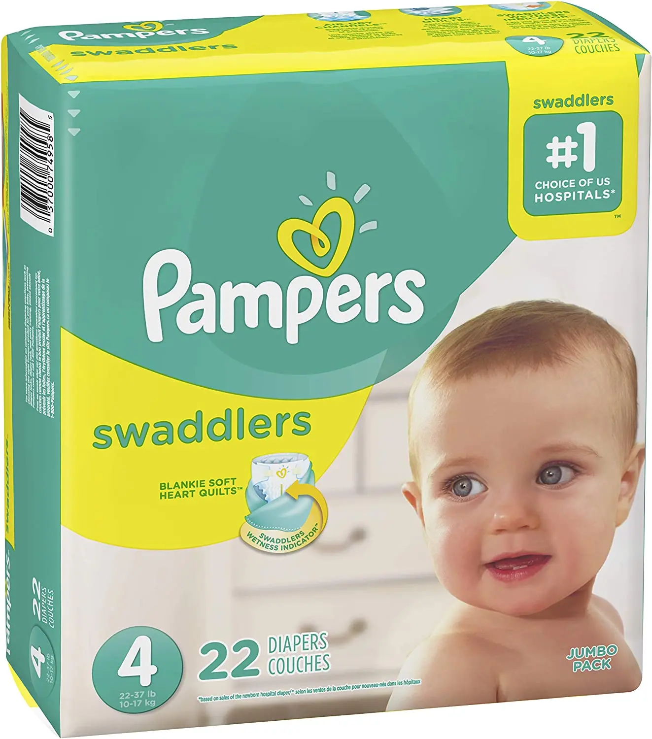 Diapers Size 6,144 Count - Pampers Baby Dry Disposable Baby Diapers ...