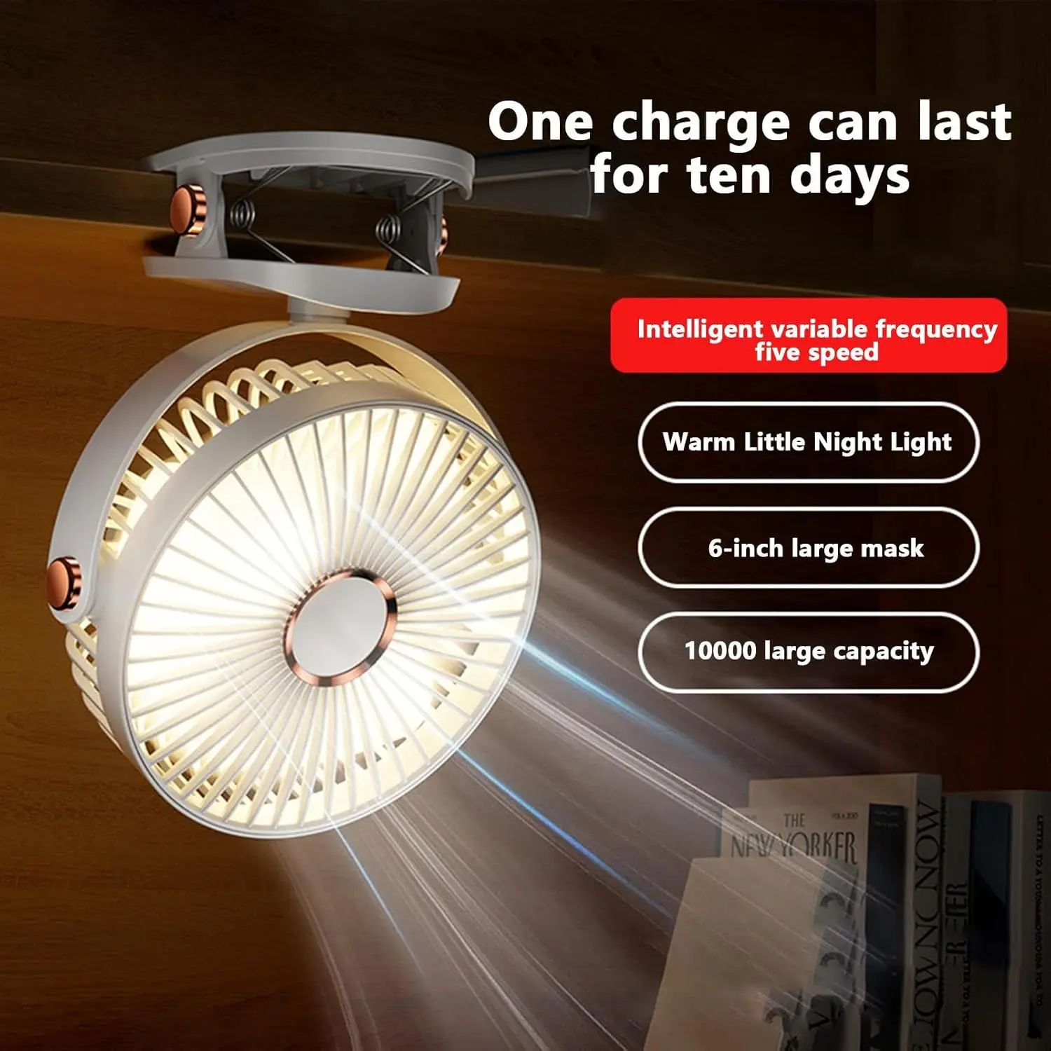Clip Small Fan, Portable, 720 - detail 12